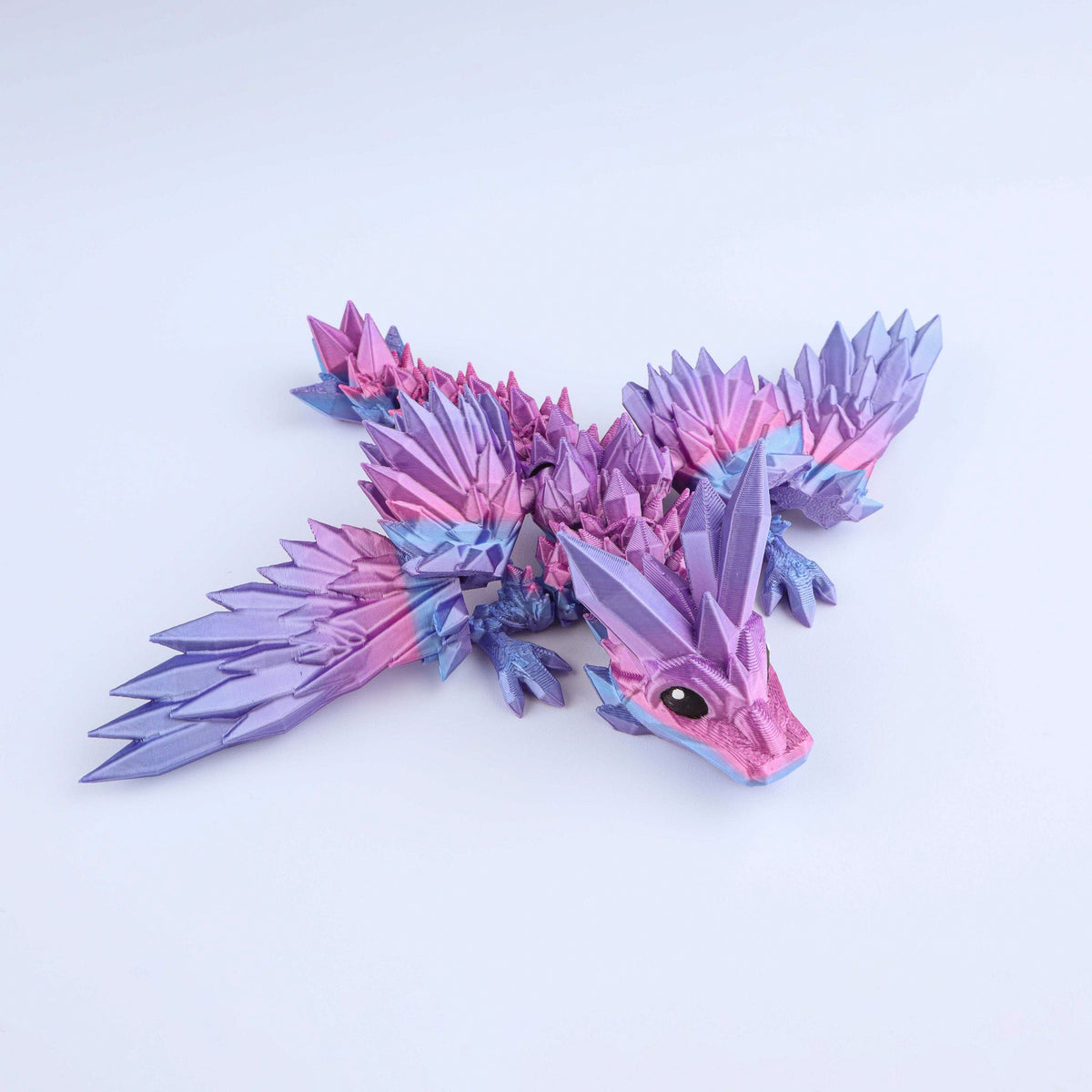 Crystal Wing Tadling Dragon Articulated 3D Fidget Toy by Crafts 3D, image 9 of 10