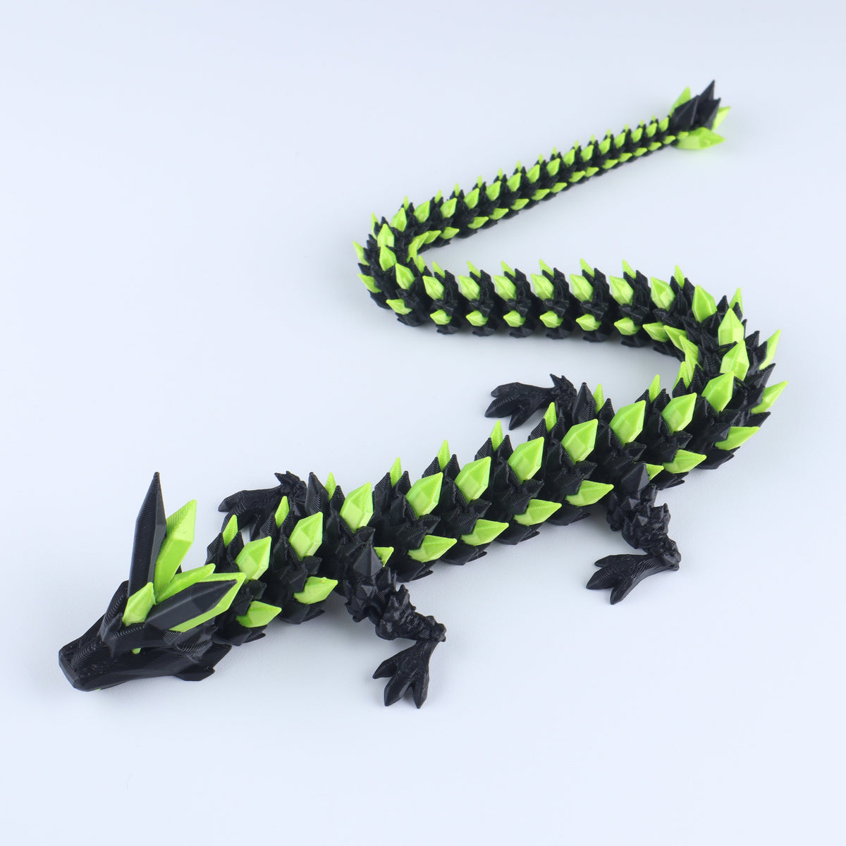 Crystal Dragon Articulated 3D Fidget Toy by Crafts 3D, image 19 of 26