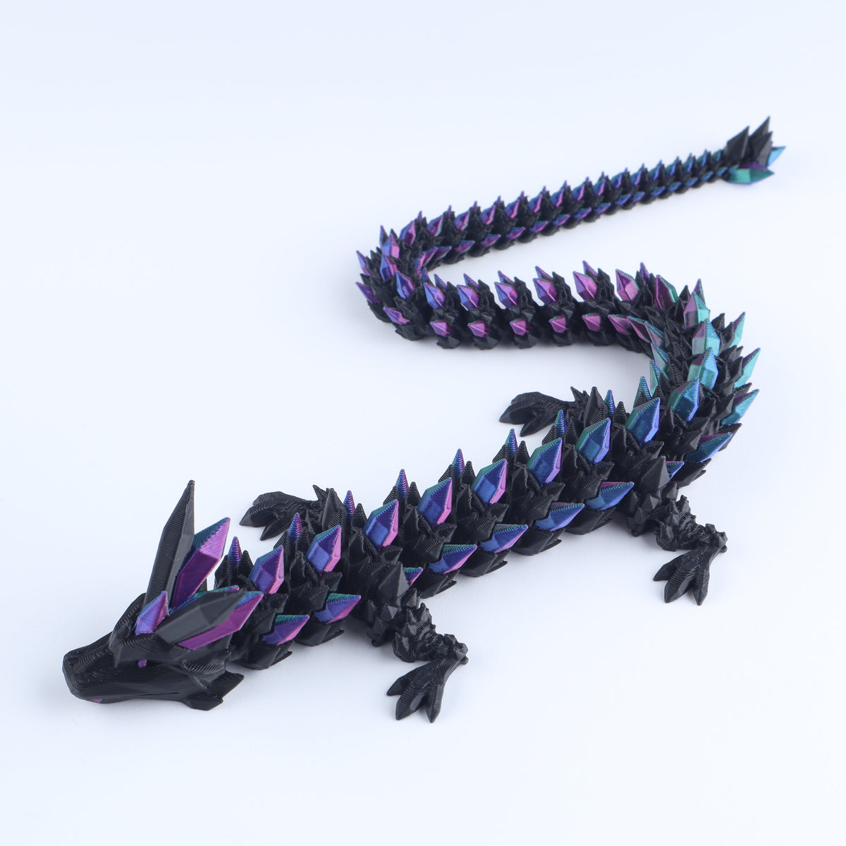 Crystal Dragon Articulated 3D Fidget Toy by Crafts 3D, image 22 of 26