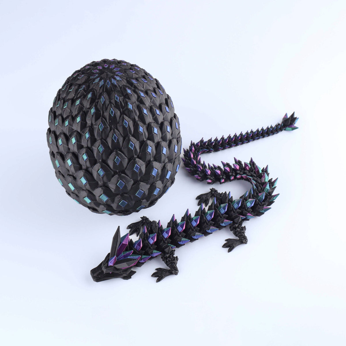 Crystal Dragon Articulated 3D Fidget Toy by Crafts 3D, image 7 of 26