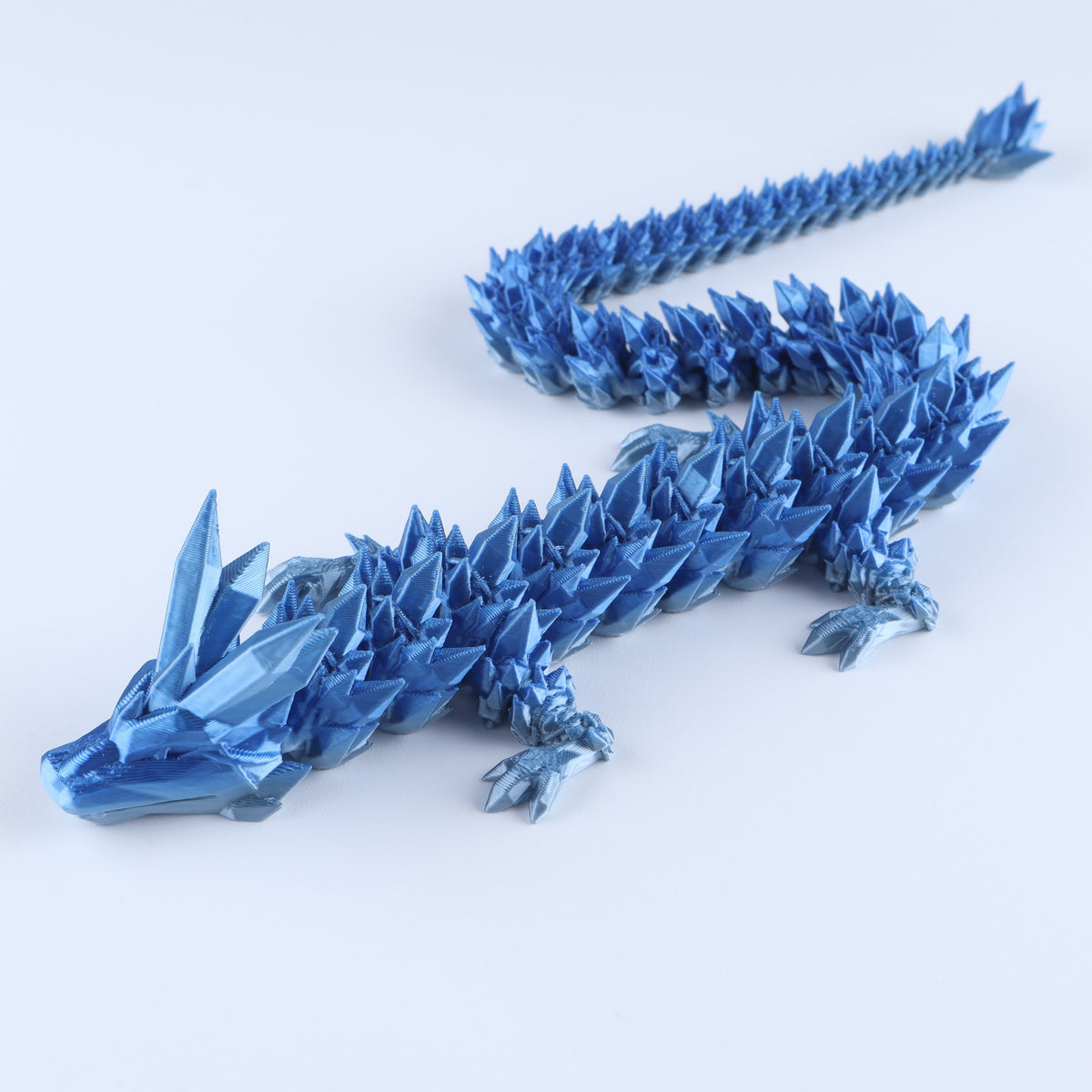 Crystal Dragon Articulated 3D Fidget Toy by Crafts 3D, image 24 of 26
