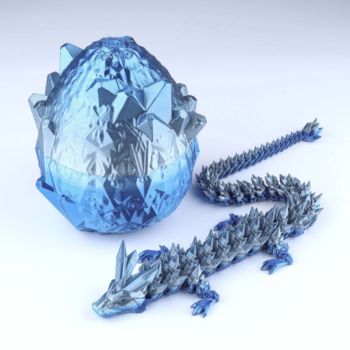 Crystal Dragon Articulated 3D Fidget Toy by Crafts 3D, image 9 of 26