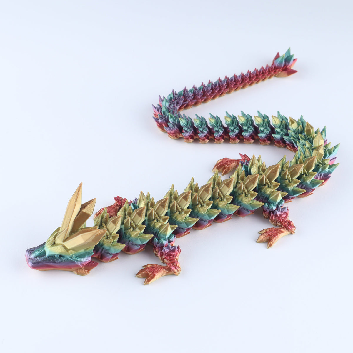 Crystal Dragon Articulated 3D Fidget Toy by Crafts 3D, image 25 of 26