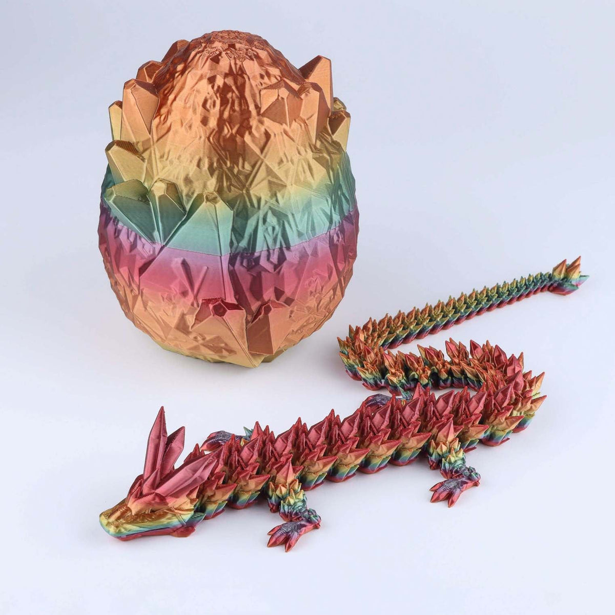 Crystal Dragon Articulated 3D Fidget Toy by Crafts 3D, image 17 of 26