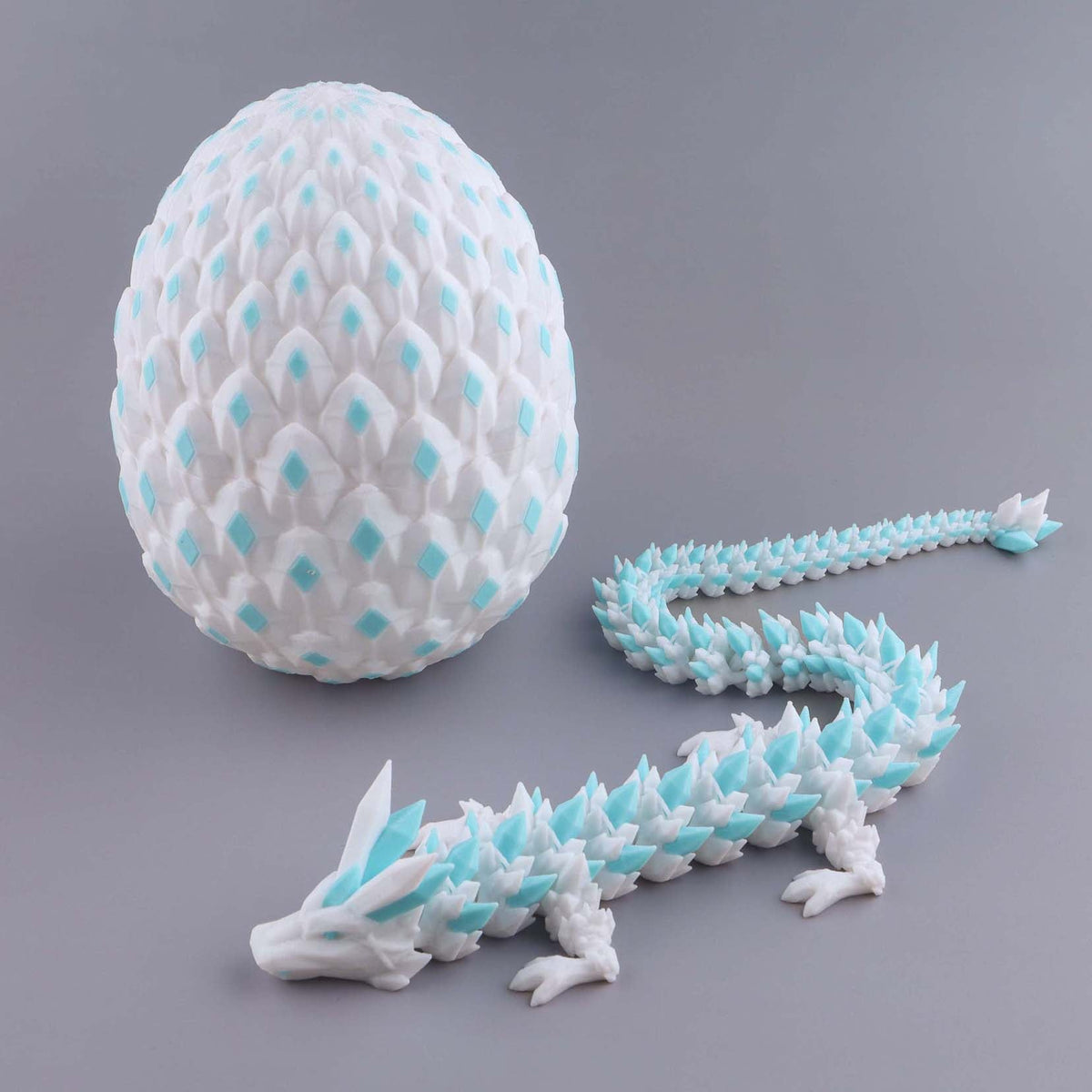Crystal Dragon Articulated 3D Fidget Toy by Crafts 3D, image 8 of 26