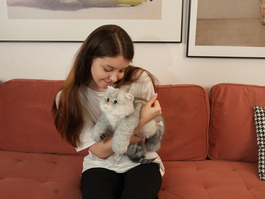 Silver British Shorthair Cat Plush by Chongker, image 7 of 10