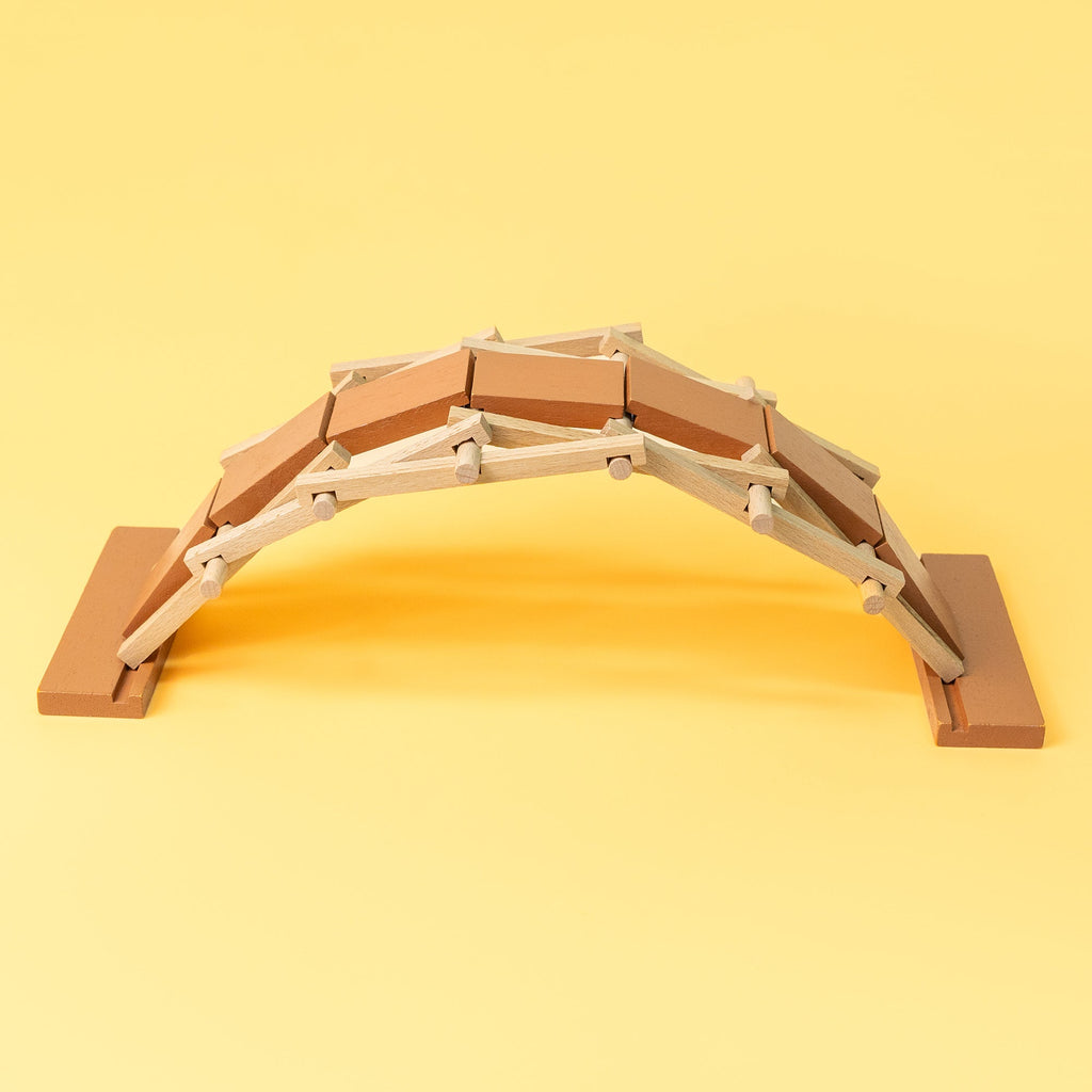 DIY Leonardo da Vinci Self-Supporting Bridge Kit by Kitsville, image 2 of 7