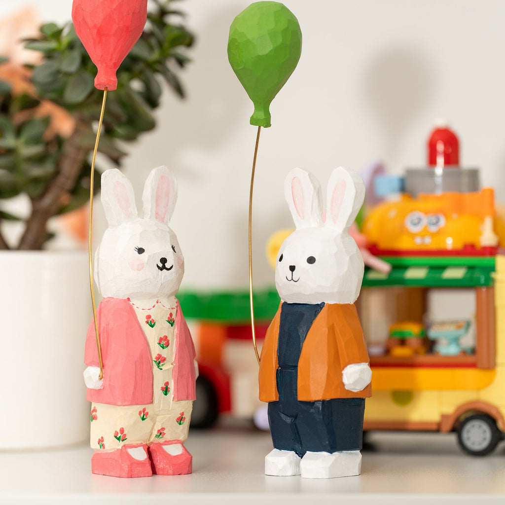 DIY Wooden Bunny Balloon Painting Kit by Kitsville, image 7 of 9