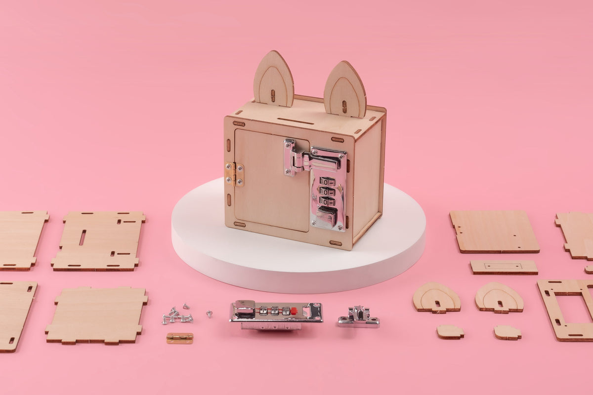 Combination Lock Box & Phone Holder DIY STEM Kit by Kitsville, image 3 of 5