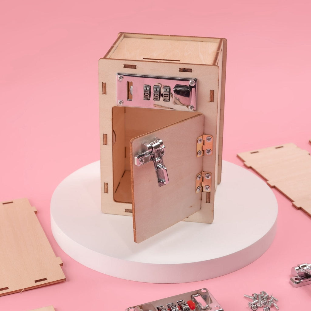 Combination Lock Box DIY STEM Kit by Kitsville, image 1 of 5