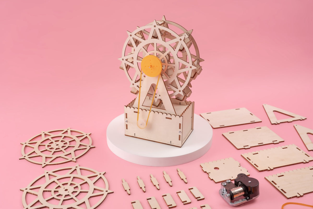 Music Box Ferris Wheel DIY STEM Kit by Kitsville, image 3 of 3