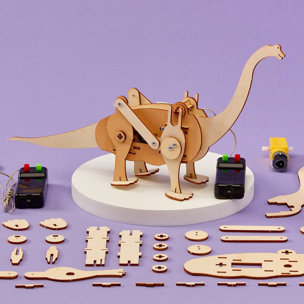 Dinosaur Robot Brachiosaurus DIY STEM Kit by Kitsville, image 1 of 5