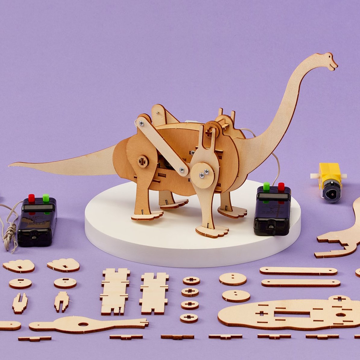 Dinosaur Robot Brachiosaurus DIY STEM Kit by Kitsville, image 1 of 5