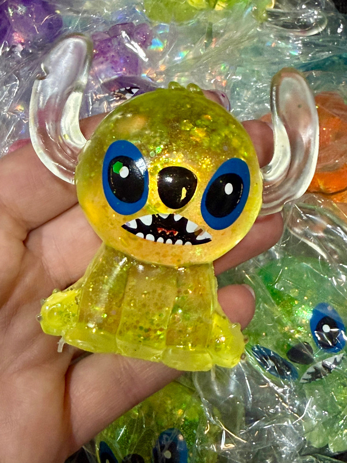 Alien-Shaped Slow-Rise Maltose Squishy Toy - product photo