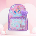 Butterfly Patch Mini Backpack with Pom-Pom Charm