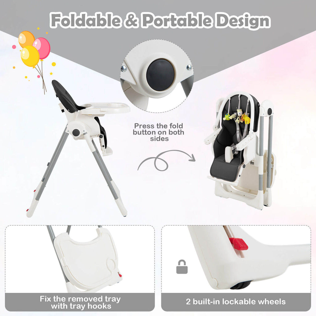Little Sprouts 4-in-1 Folding High Chair