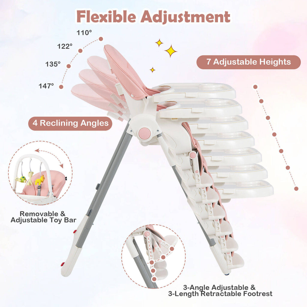 Little Sprouts 4-in-1 Folding High Chair