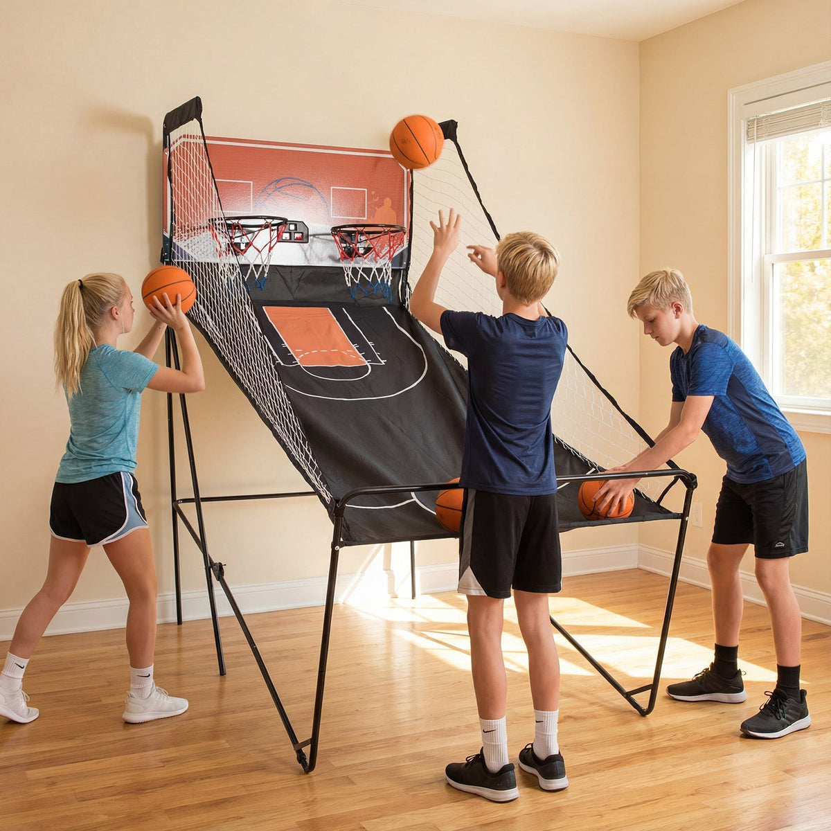 Hoop Heroes Folding Basketball Arcade