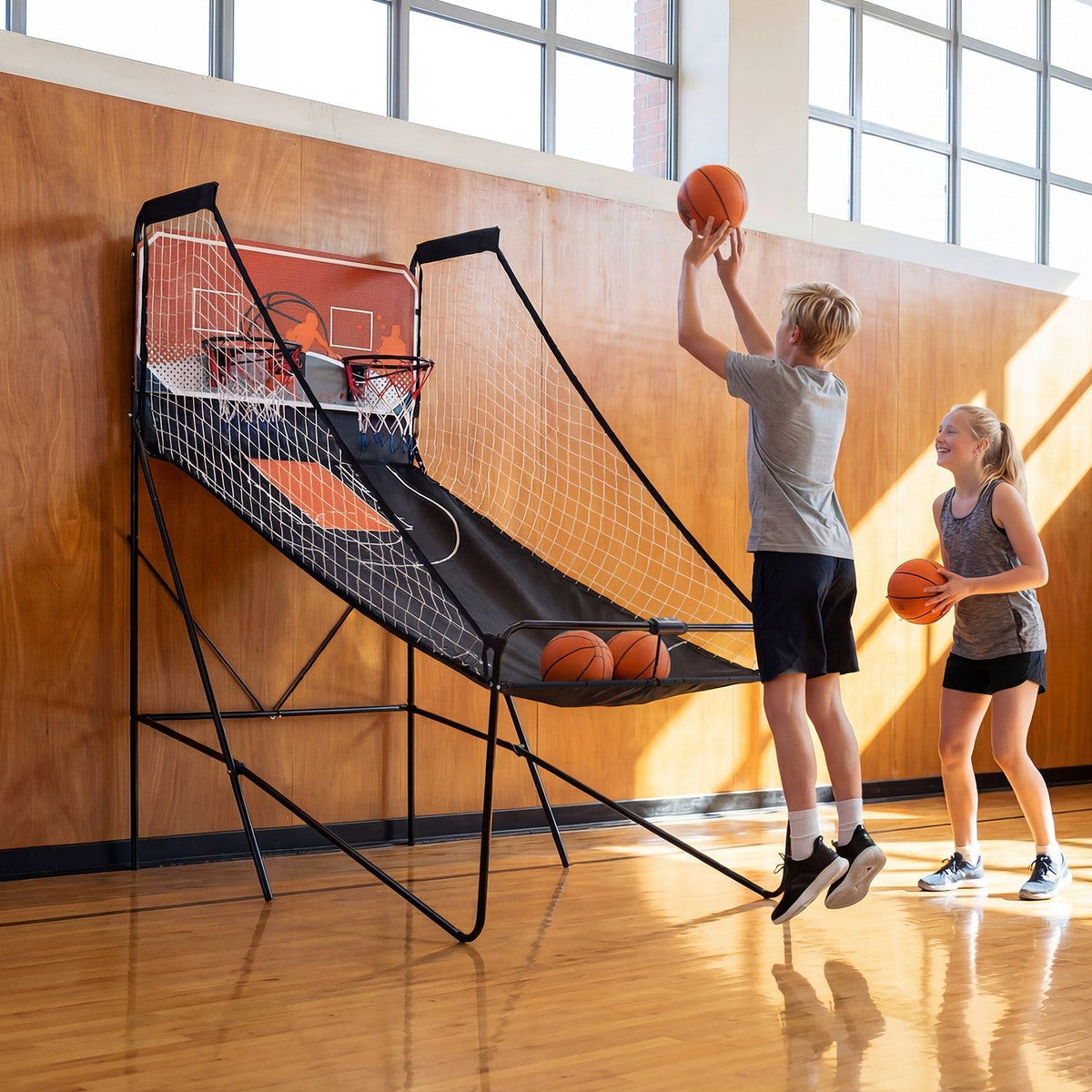 Hoop Heroes Folding Basketball Arcade