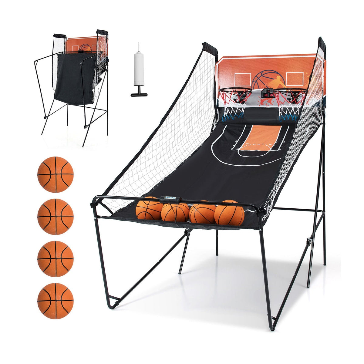 Hoop Heroes Folding Basketball Arcade