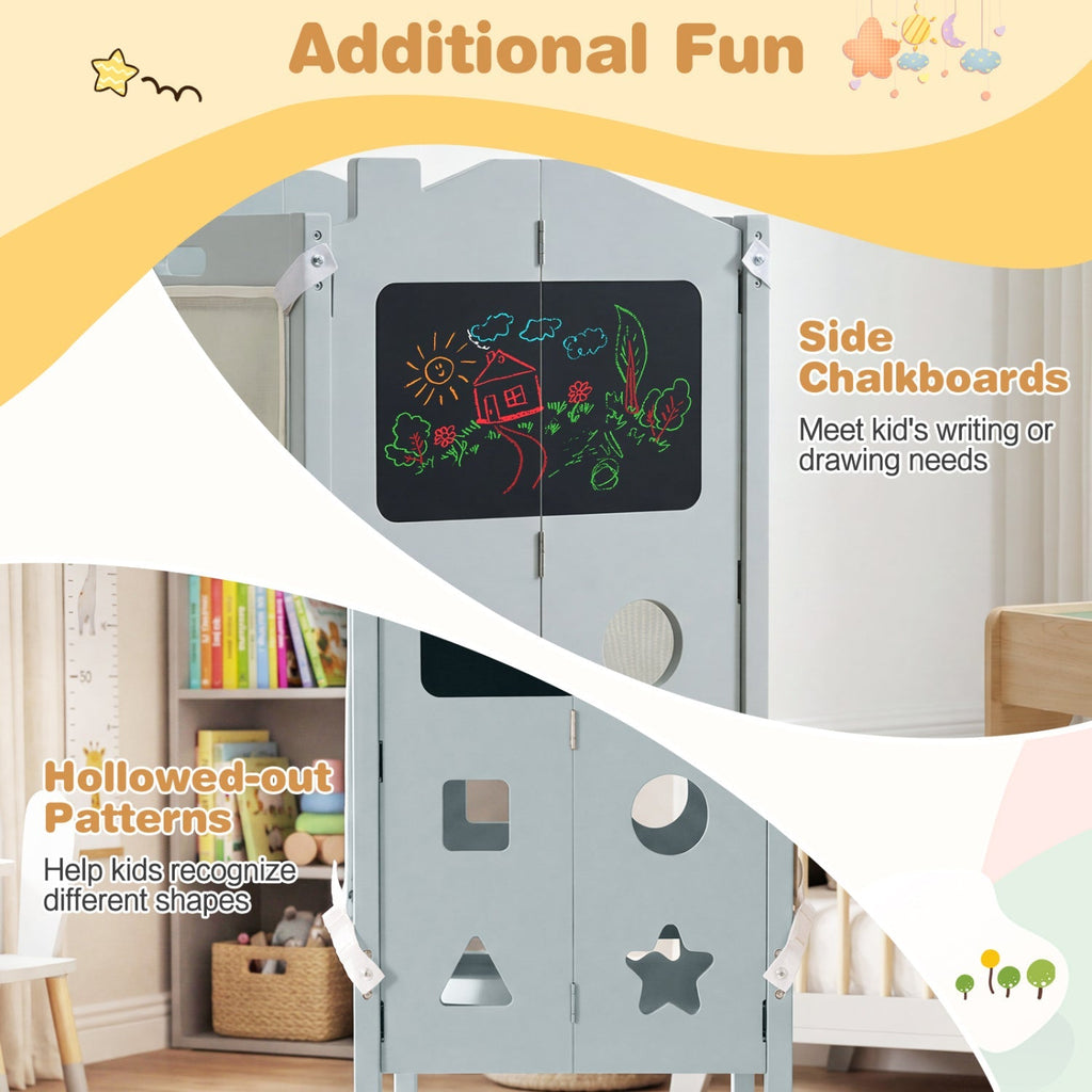 Little Helper Folding Toddler Tower & Step Stool