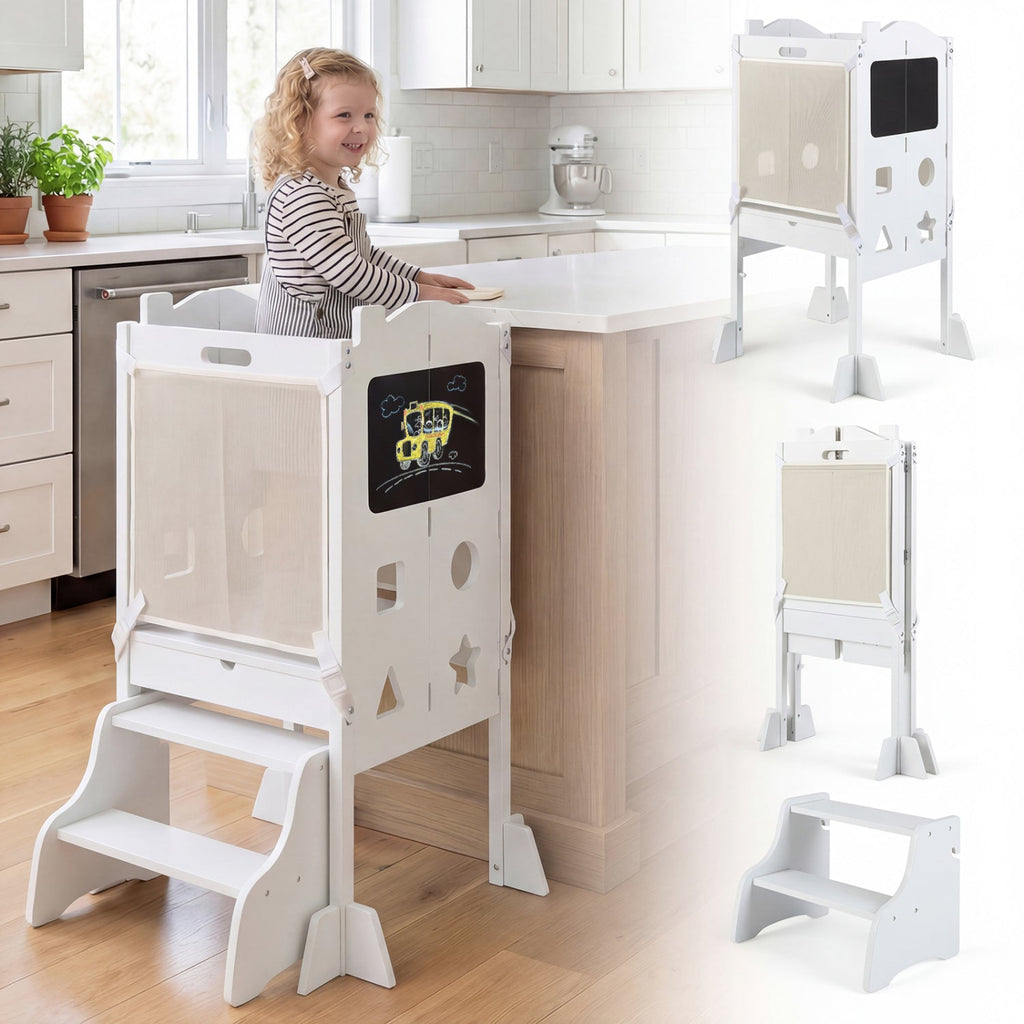 Little Helper Folding Toddler Tower & Step Stool