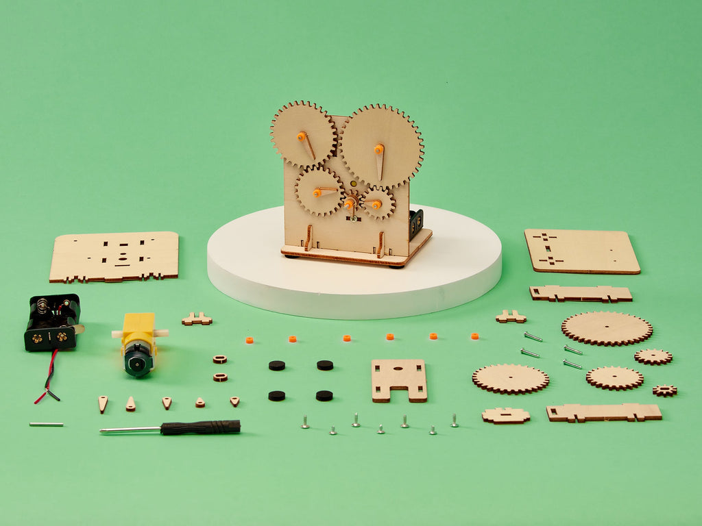 Gear Train Wooden STEM Kit by Kitsville, image 4 of 4