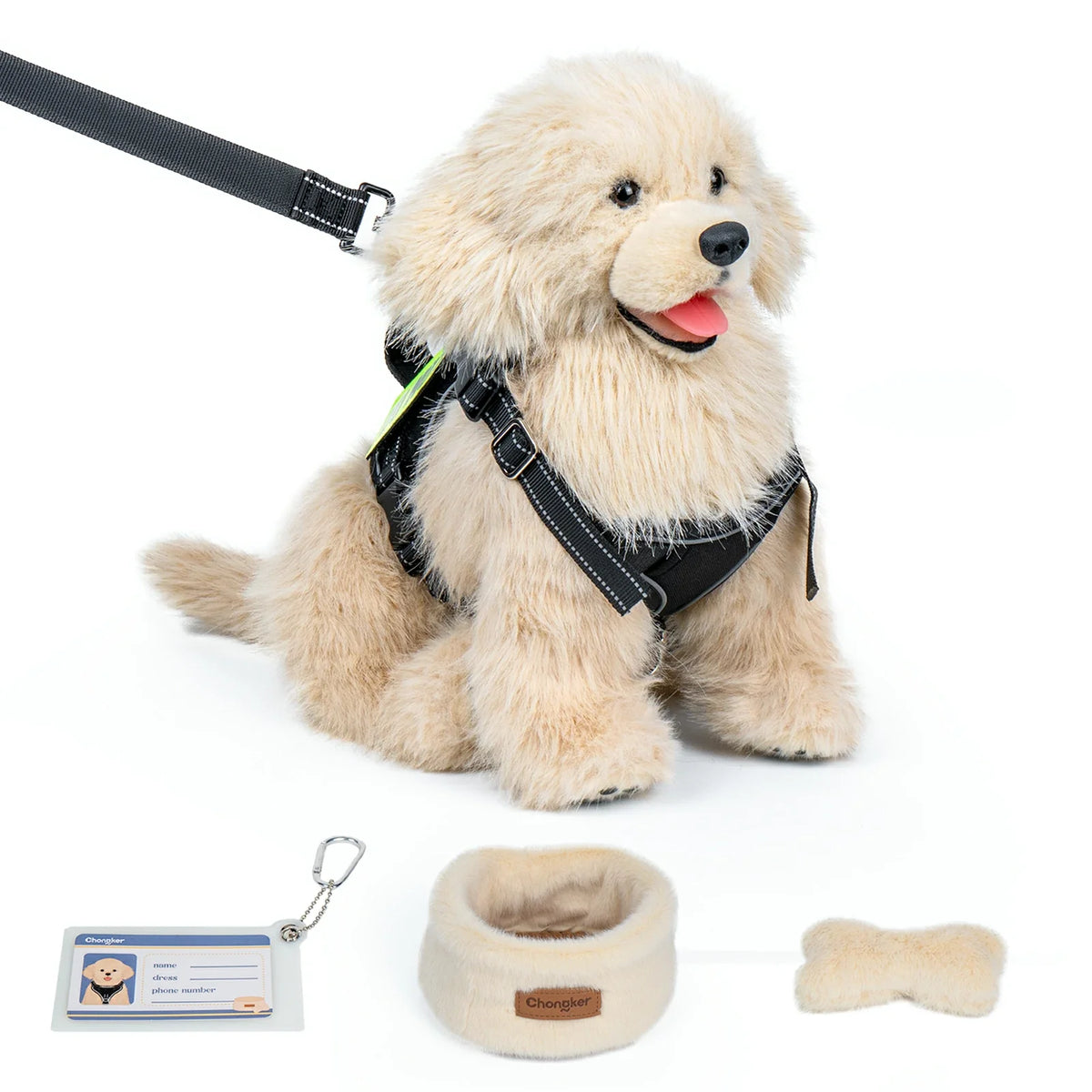 2.2lbs Golden Retriever Plush – Weighted Emotional Support Toy Gift — product photo 5 of 10