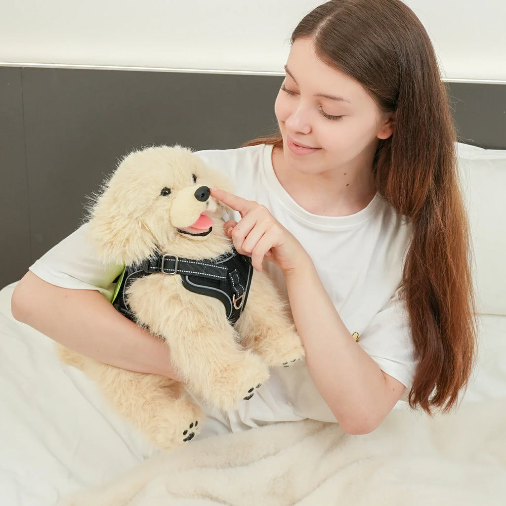2.2lbs Golden Retriever Plush – Weighted Emotional Support Toy Gift — product photo 8 of 10