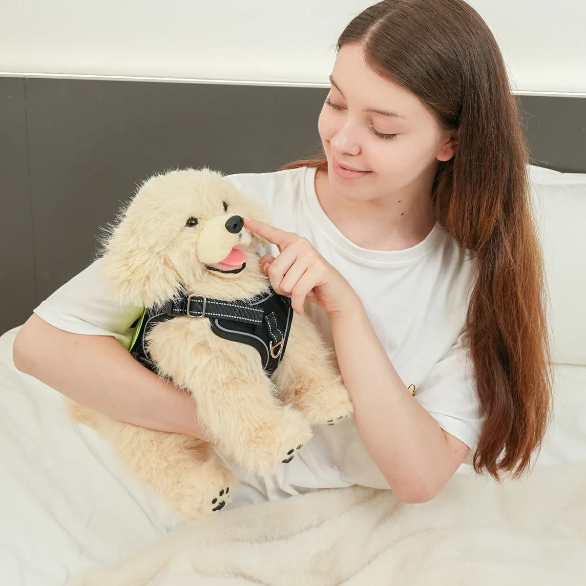 2.2lbs Golden Retriever Plush – Weighted Emotional Support Toy Gift — product photo 8 of 10