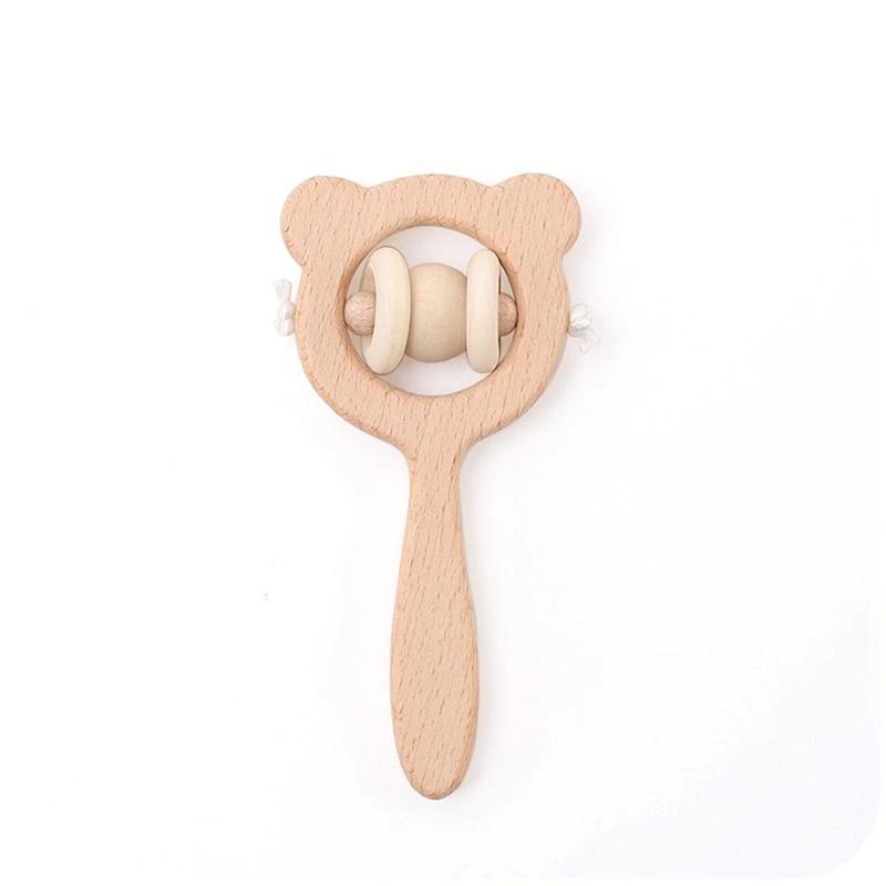 Hedgehog Wooden Ring Teether