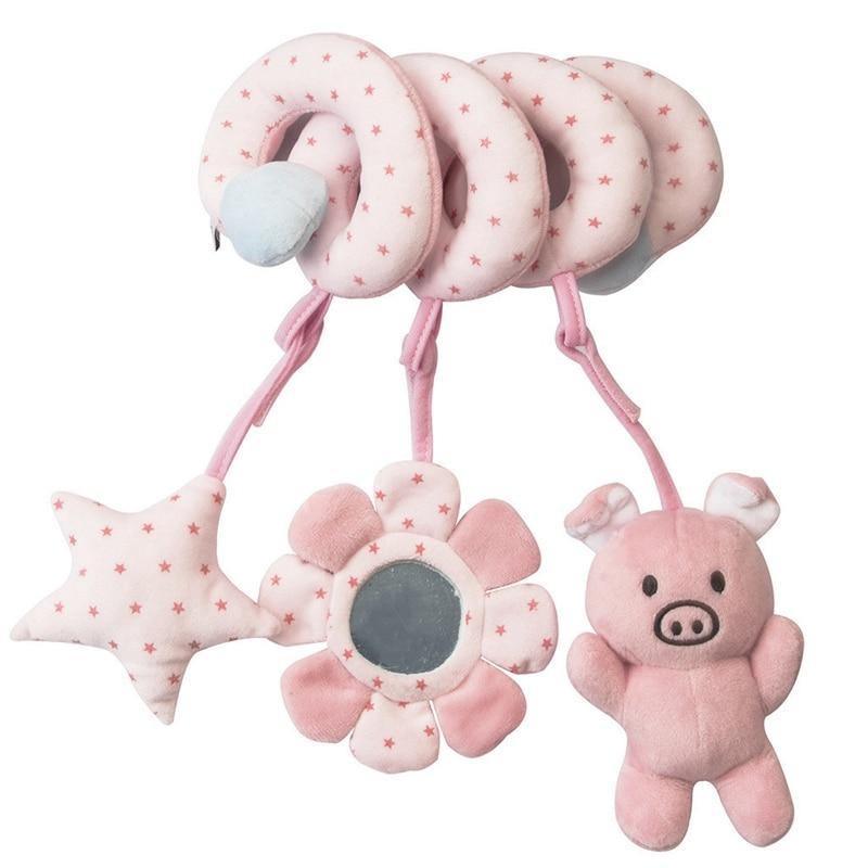 Animal Friends Spiral Stroller Rattle