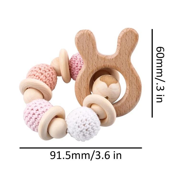 Hedgehog Wooden Ring Teether