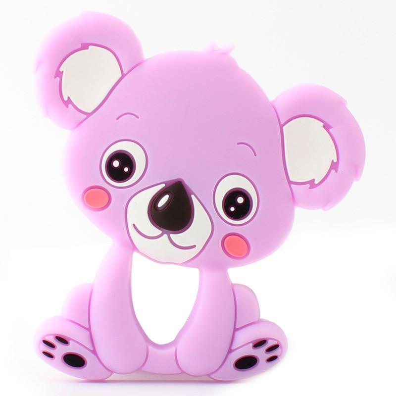 Animal Silicone Baby Teethers: Set of 2