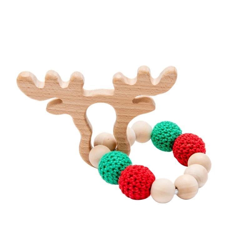 Hedgehog Wooden Ring Teether