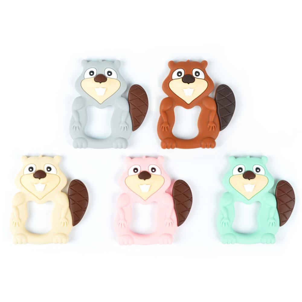 Animal Adventures Silicone Baby Teether
