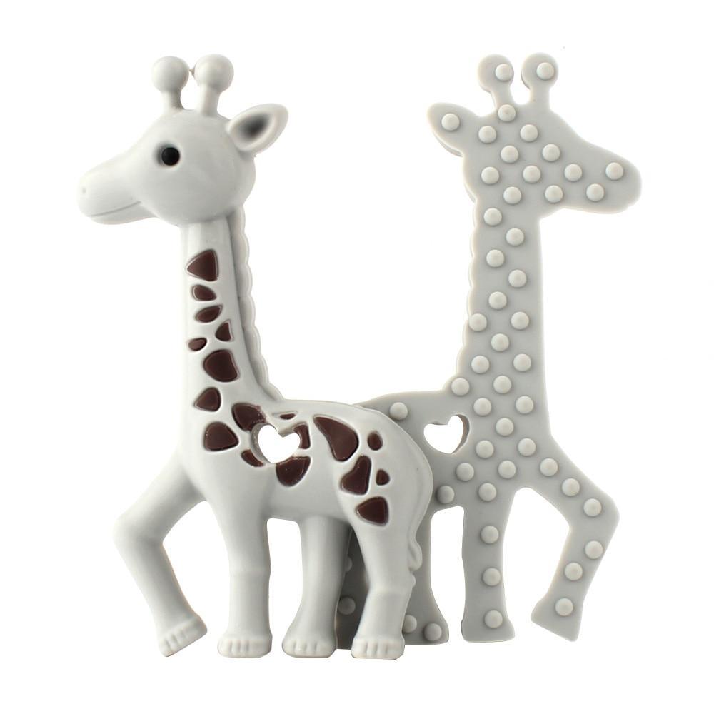 Animal Silicone Baby Teethers: Set of 2