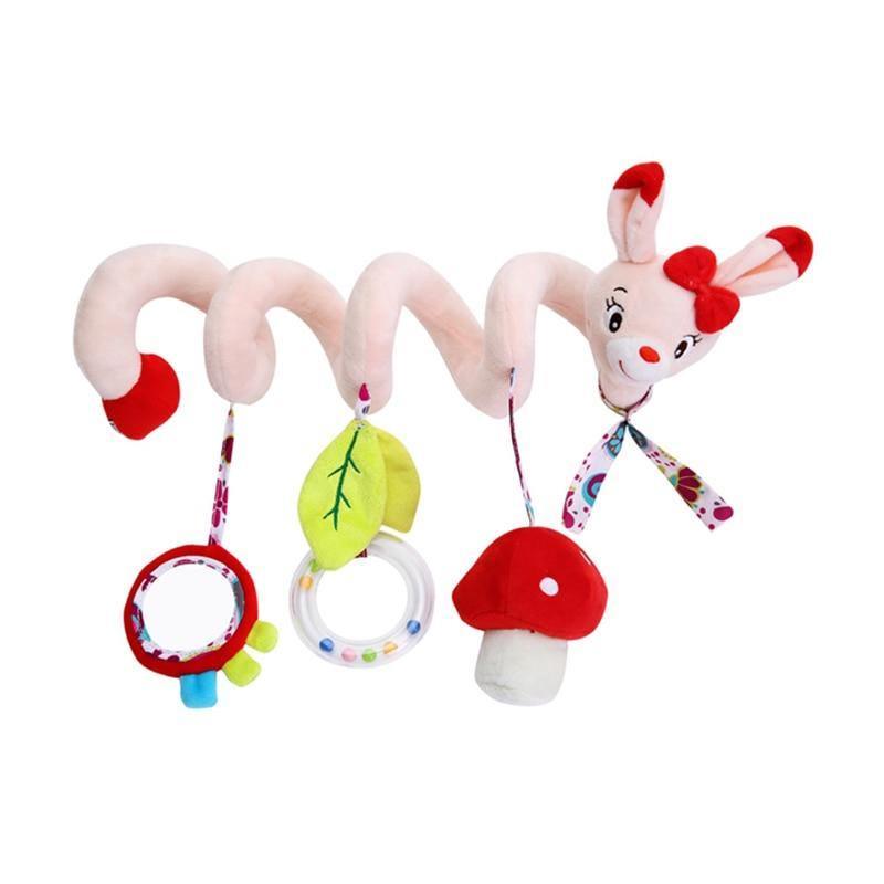 Animal Friends Spiral Stroller Rattle