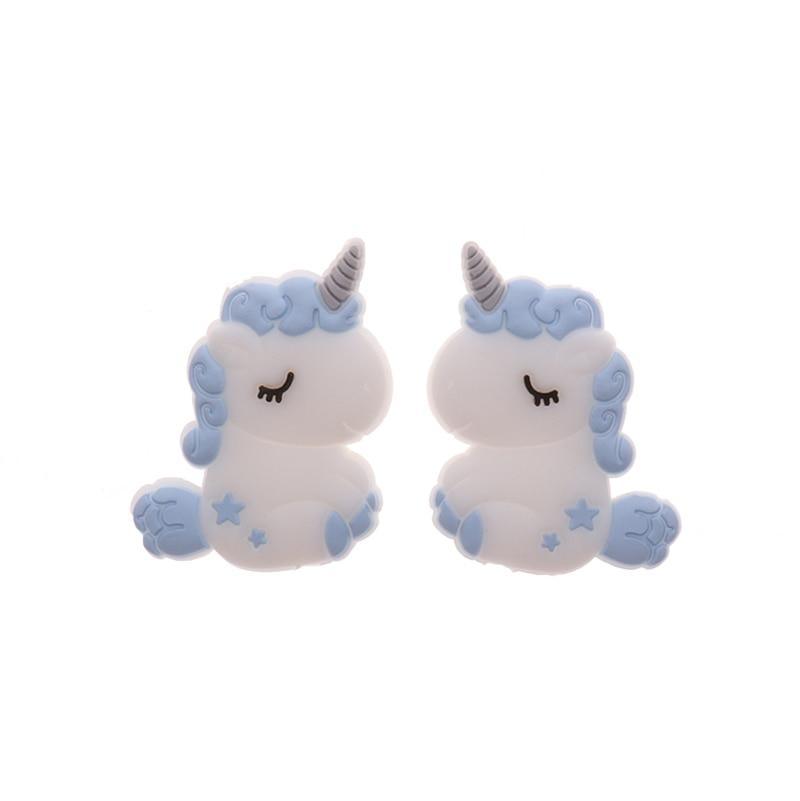 Silicone Unicorn Teether Beads Cute Cartoon Rodent BPA Free Baby Teething Toy For Baby and Kids