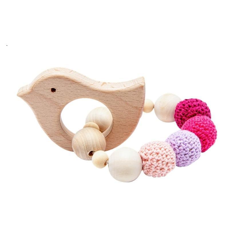 Hedgehog Wooden Ring Teether
