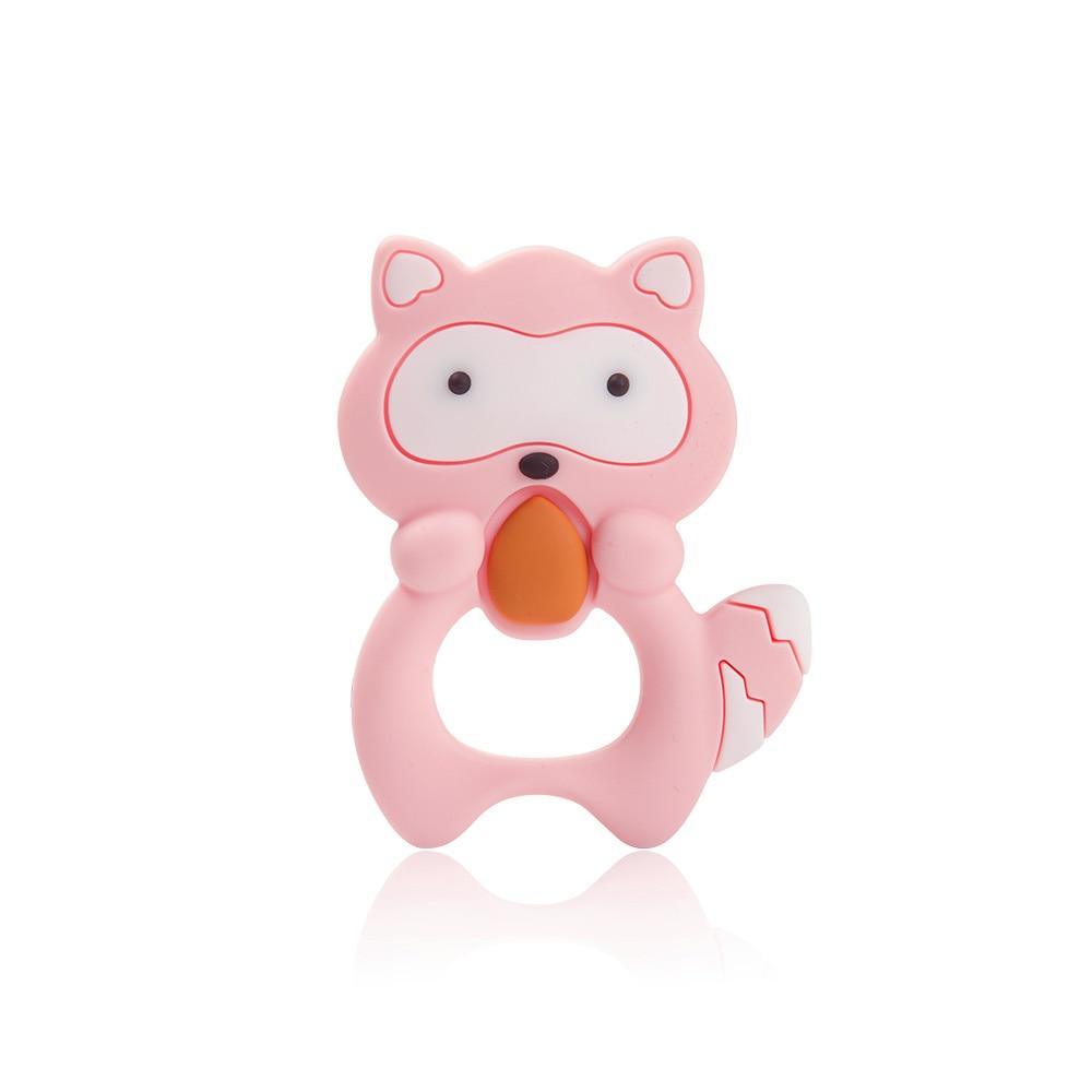 Raccoon Silicone Baby Teether