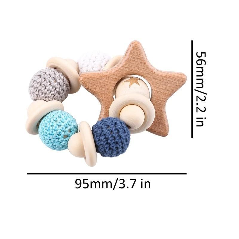 Hedgehog Wooden Ring Teether