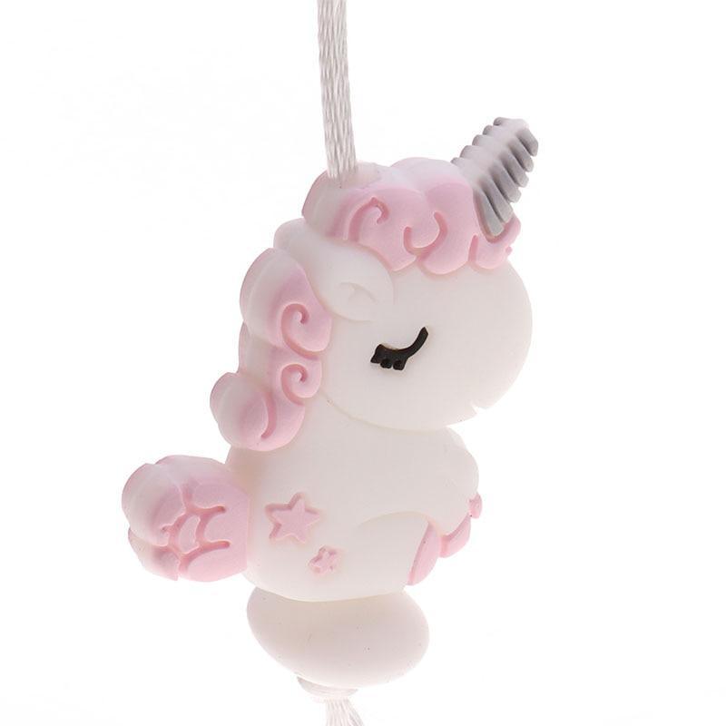 Silicone Unicorn Teether Beads Cute Cartoon Rodent BPA Free Baby Teething Toy For Baby and Kids
