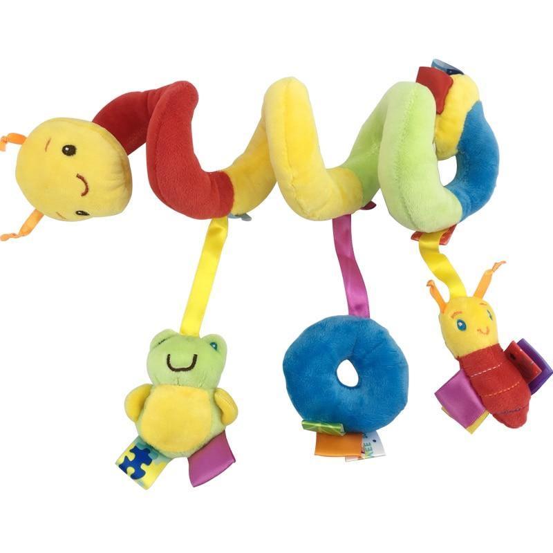 Animal Friends Spiral Stroller Rattle