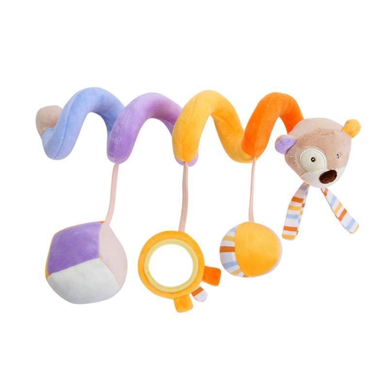 Animal Friends Spiral Stroller Rattle