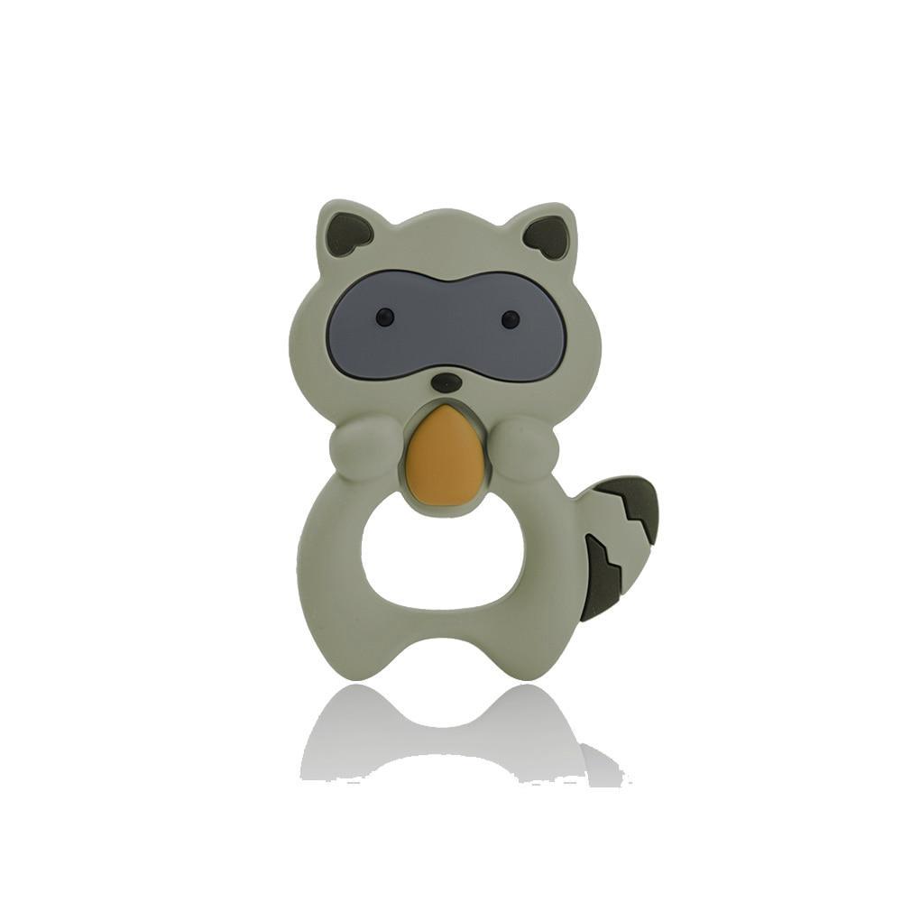 Raccoon Silicone Baby Teether