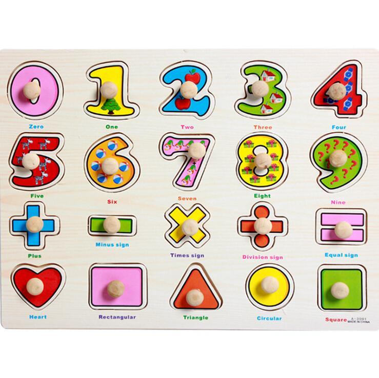 Animal & Alphabet Wooden Puzzle Board
