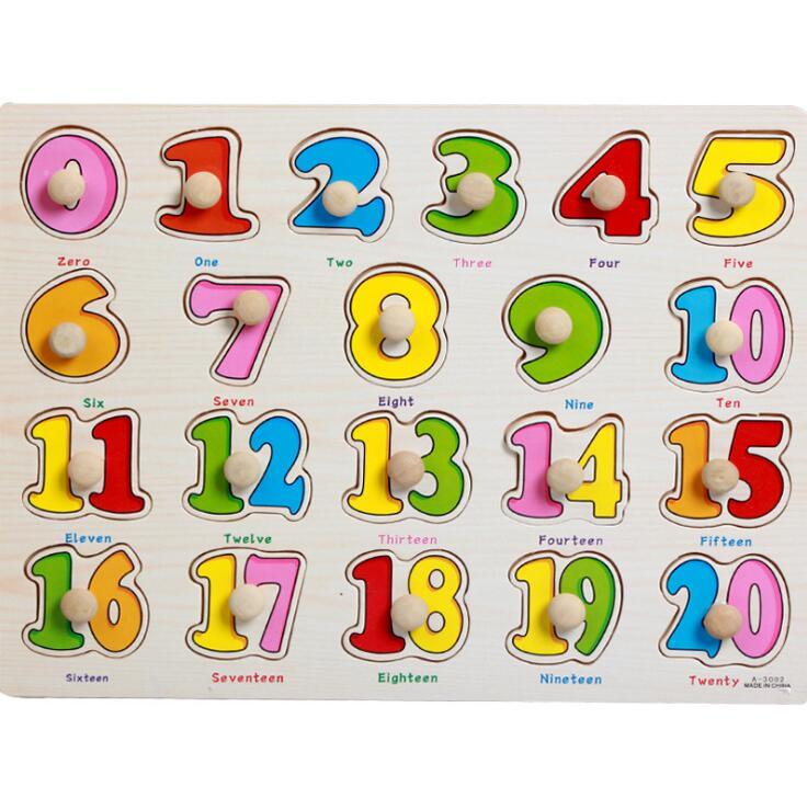 Animal & Alphabet Wooden Puzzle Board