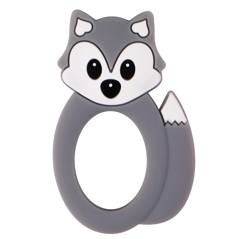 Animal Friends Silicone Ring Teether