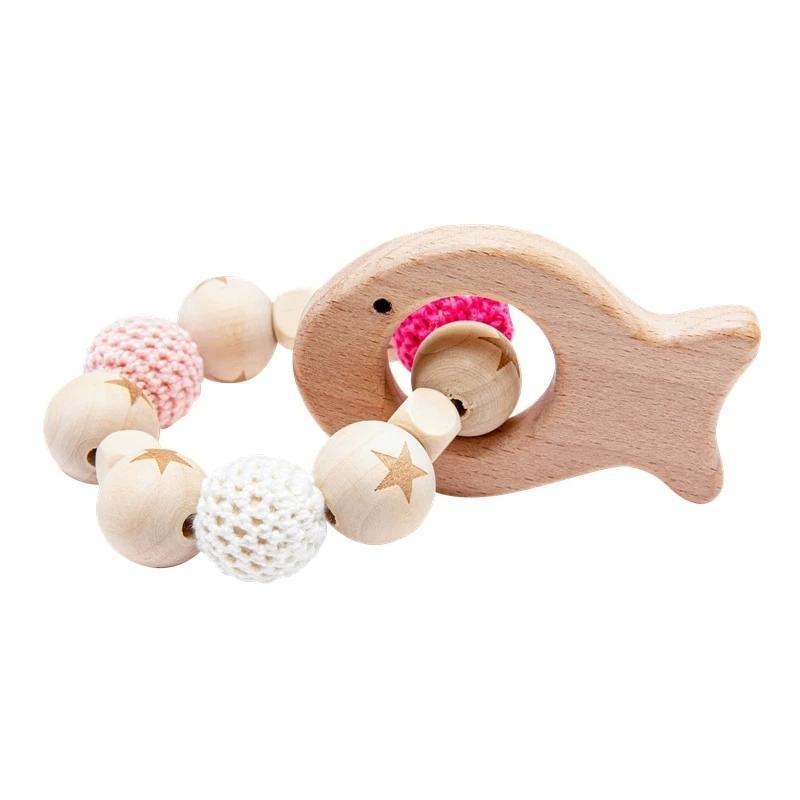Hedgehog Wooden Ring Teether